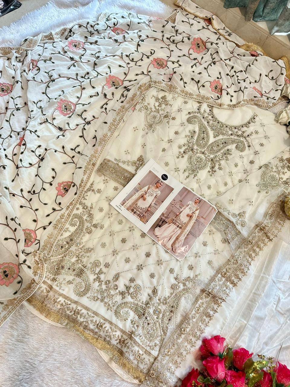 1210 Mehbbob tex Heavy Georgette Pakistani Suits Catalog